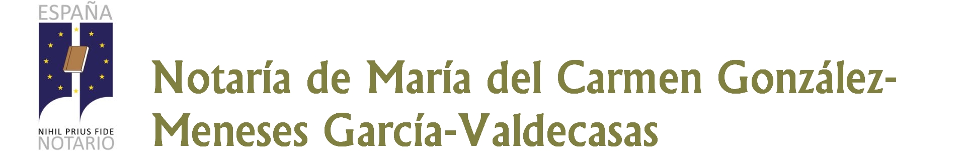 Notaría María del Carmen González-Meneses García-Valdecasas en Manises